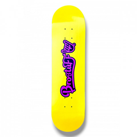 Дека для скейтборда BroStuff - Original Logo Navy Yellow 8.125