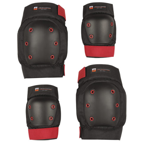 Комплект защиты Los Raketos COMBI LRK-008 BlackRed M Комплект защиты Los Raketos COMBI LRK-008 BlackRed M